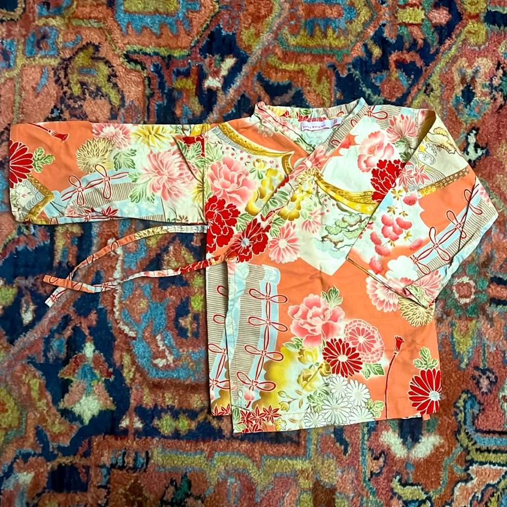Lucky Wang tie 👘 top 100% cotton